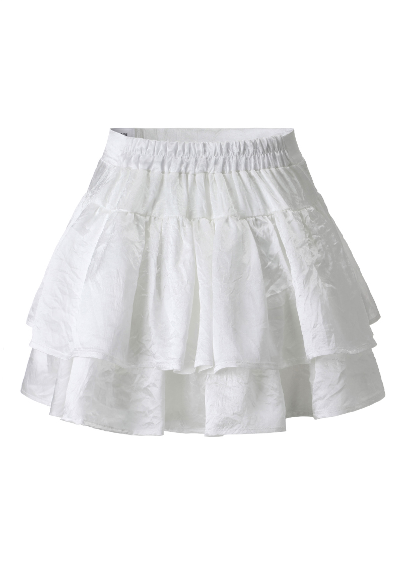 ミニスカート ホワイト 商品カラー画像-S1L4