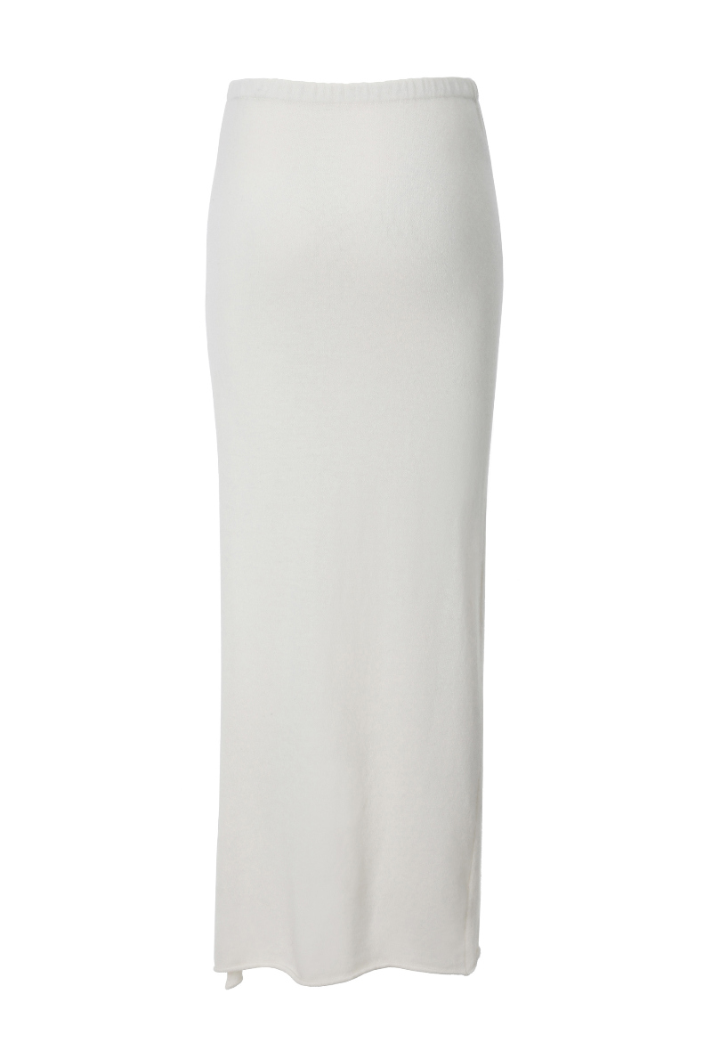 ロングスカート ホワイト 商品カラー画像-S1L3